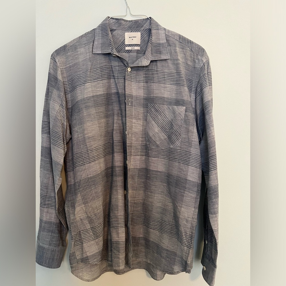 Crisp Billy Reid button down shirt. Medium